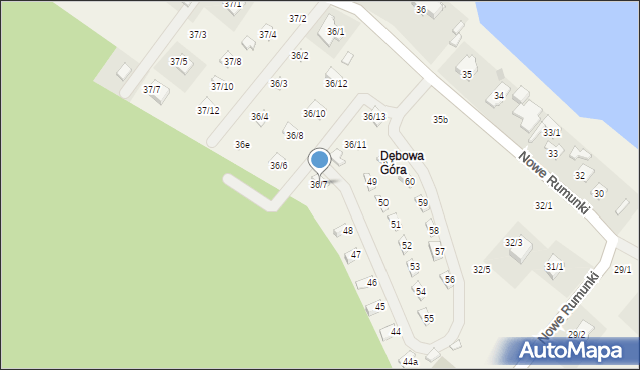 Nowe Rumunki, Nowe Rumunki, 36/7, mapa Nowe Rumunki