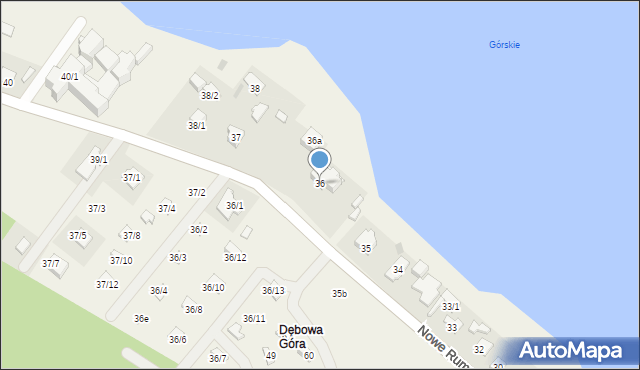 Nowe Rumunki, Nowe Rumunki, 36, mapa Nowe Rumunki