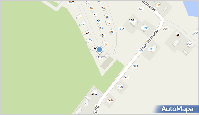 Nowe Rumunki, Nowe Rumunki, 44a, mapa Nowe Rumunki
