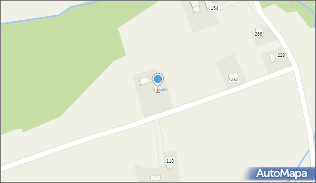 Nowe Rybie, Nowe Rybie, 40, mapa Nowe Rybie