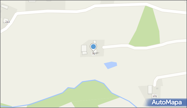 Nowe Rybie, Nowe Rybie, 70, mapa Nowe Rybie