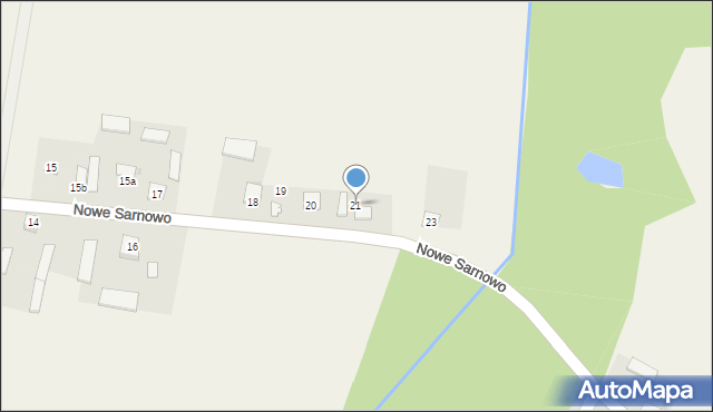 Nowe Sarnowo, Nowe Sarnowo, 21, mapa Nowe Sarnowo
