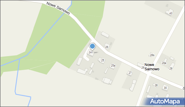 Nowe Sarnowo, Nowe Sarnowo, 24a, mapa Nowe Sarnowo