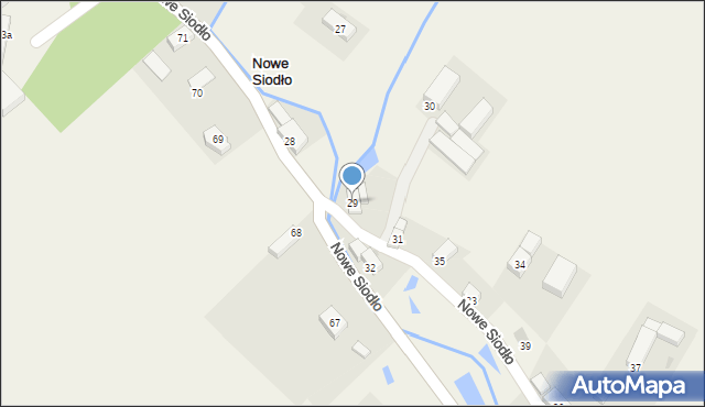 Nowe Siodło, Nowe Siodło, 29, mapa Nowe Siodło