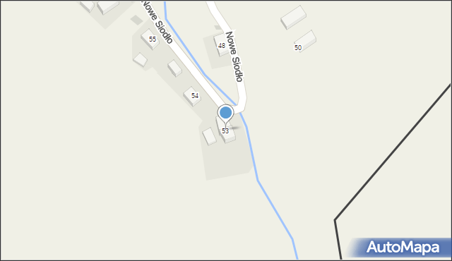 Nowe Siodło, Nowe Siodło, 53, mapa Nowe Siodło