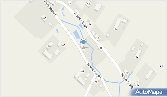 Nowe Siodło, Nowe Siodło, 64, mapa Nowe Siodło