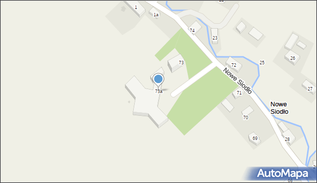 Nowe Siodło, Nowe Siodło, 73a, mapa Nowe Siodło