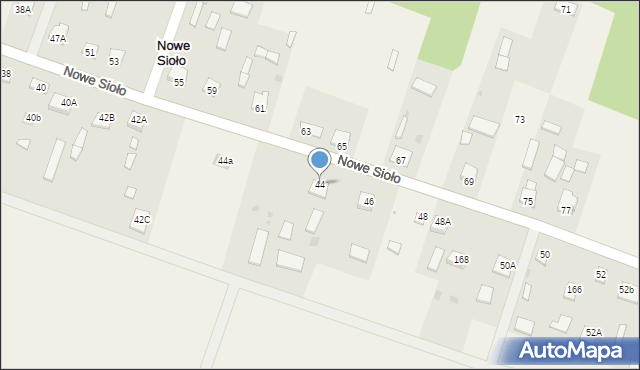 Nowe Sioło, Nowe Sioło, 44, mapa Nowe Sioło