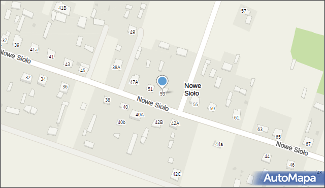 Nowe Sioło, Nowe Sioło, 53, mapa Nowe Sioło