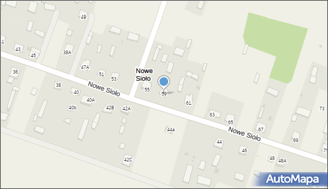 Nowe Sioło, Nowe Sioło, 59, mapa Nowe Sioło