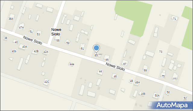 Nowe Sioło, Nowe Sioło, 63, mapa Nowe Sioło