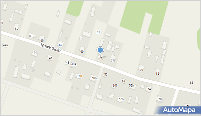 Nowe Sioło, Nowe Sioło, 75, mapa Nowe Sioło