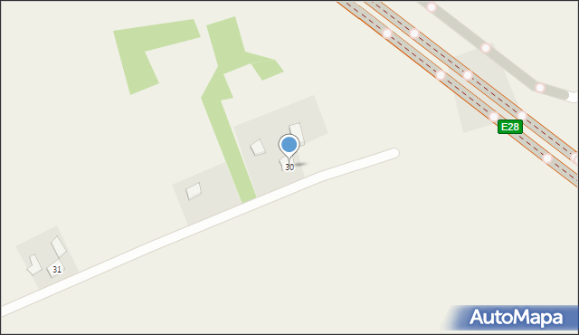 Nowe Skórowo, Nowe Skórowo, 30, mapa Nowe Skórowo