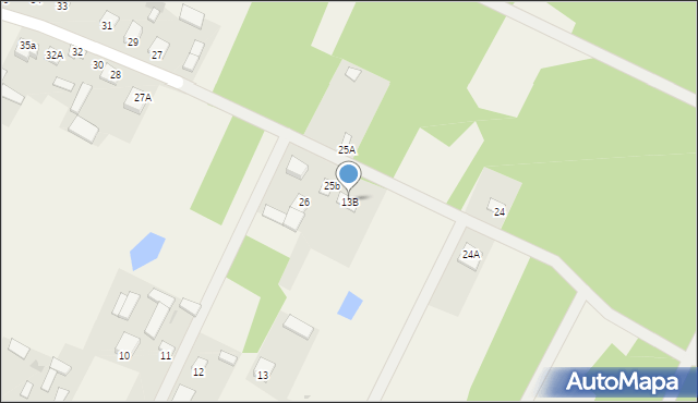 Nowe Słowiki, Nowe Słowiki, 13B, mapa Nowe Słowiki