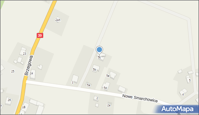 Nowe Smarchowice, Nowe Smarchowice, 5c, mapa Nowe Smarchowice