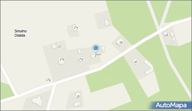 Nowe Smolno, Nowe Smolno, 17, mapa Nowe Smolno