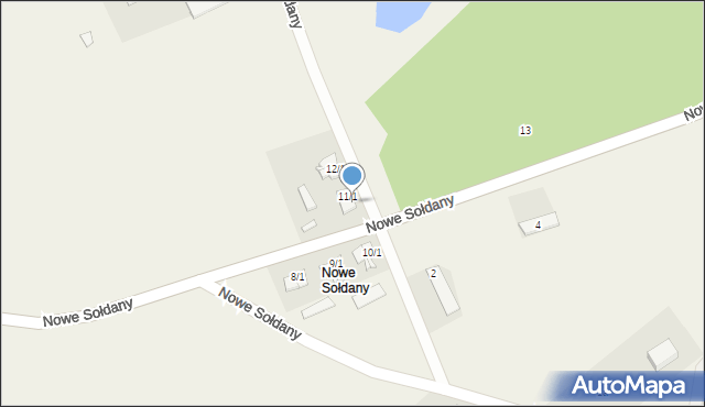 Nowe Sołdany, Nowe Sołdany, 11/2, mapa Nowe Sołdany