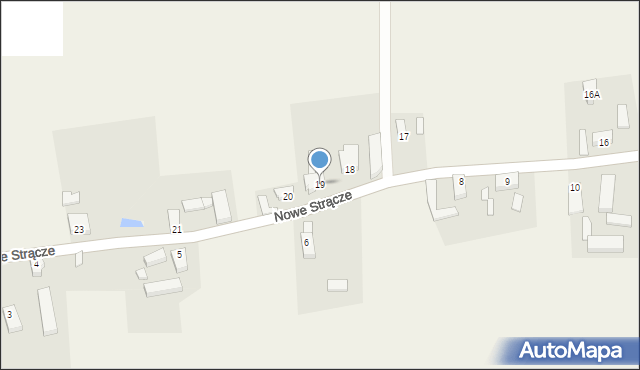 Nowe Strącze, Nowe Strącze, 19, mapa Nowe Strącze