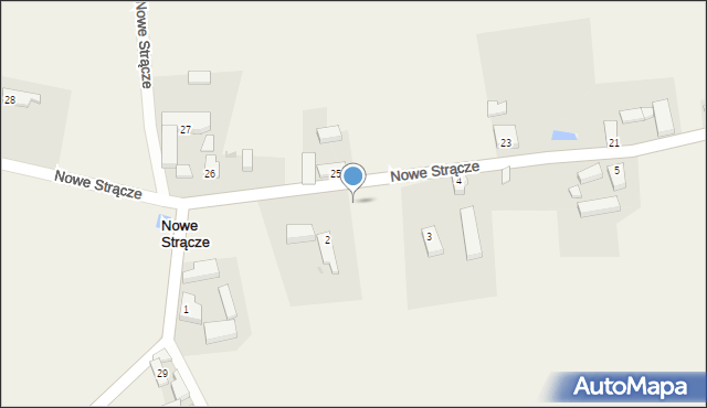 Nowe Strącze, Nowe Strącze, 2a, mapa Nowe Strącze