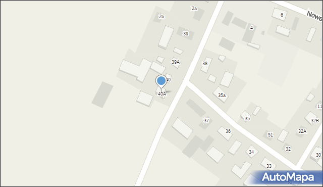 Nowe Świerczyny, Nowe Świerczyny, 40A, mapa Nowe Świerczyny