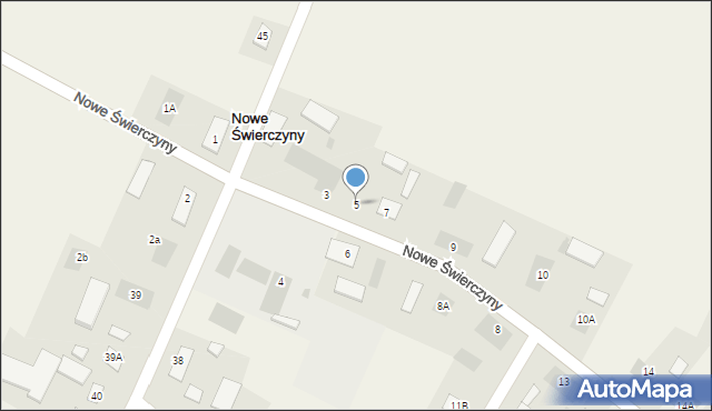 Nowe Świerczyny, Nowe Świerczyny, 5, mapa Nowe Świerczyny