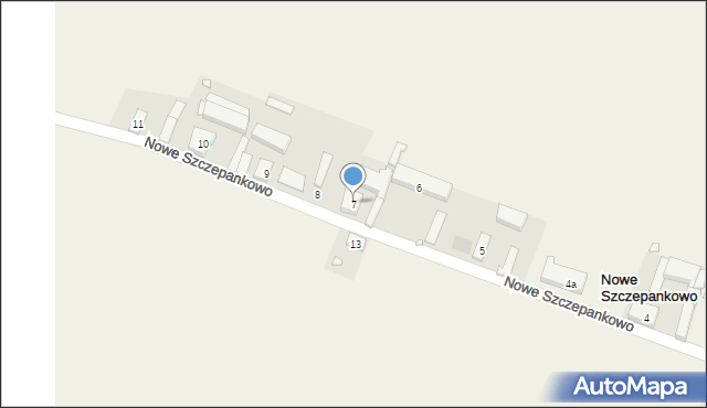 Nowe Szczepankowo, Nowe Szczepankowo, 7, mapa Nowe Szczepankowo