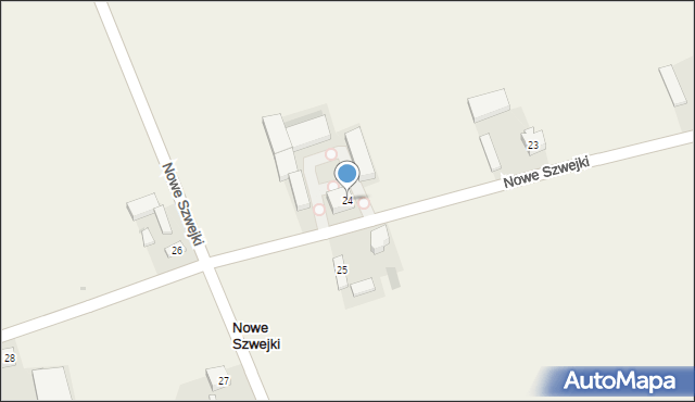 Nowe Szwejki, Nowe Szwejki, 24, mapa Nowe Szwejki