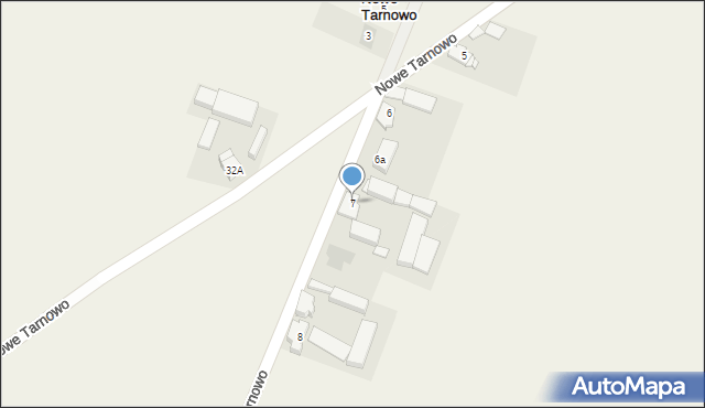 Nowe Tarnowo, Nowe Tarnowo, 7, mapa Nowe Tarnowo