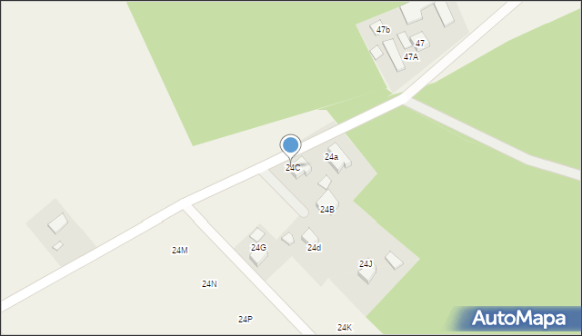 Nowe Tłoki, Nowe Tłoki, 24C, mapa Nowe Tłoki