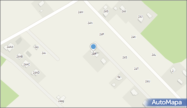 Nowe Tłoki, Nowe Tłoki, 24R, mapa Nowe Tłoki