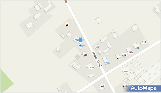 Nowe Tłoki, Nowe Tłoki, 26b, mapa Nowe Tłoki