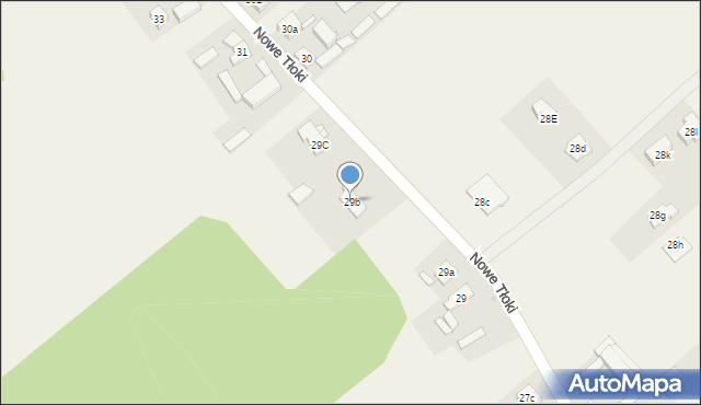 Nowe Tłoki, Nowe Tłoki, 29b, mapa Nowe Tłoki