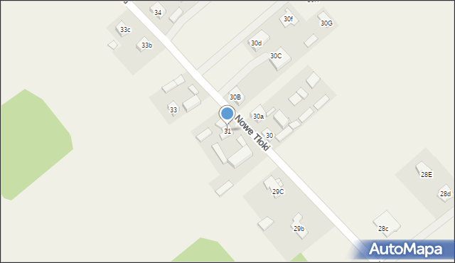 Nowe Tłoki, Nowe Tłoki, 31, mapa Nowe Tłoki