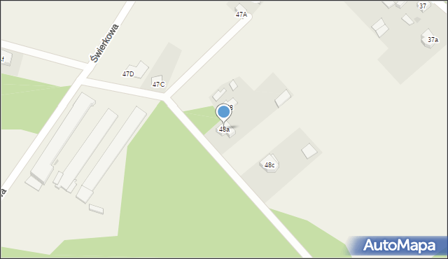 Nowe Tłoki, Nowe Tłoki, 48a, mapa Nowe Tłoki