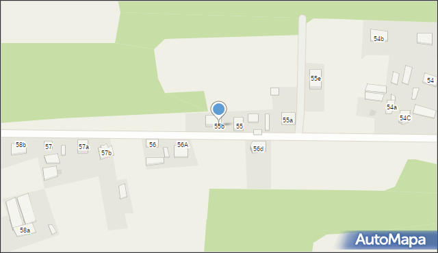 Nowe Tłoki, Nowe Tłoki, 55b, mapa Nowe Tłoki