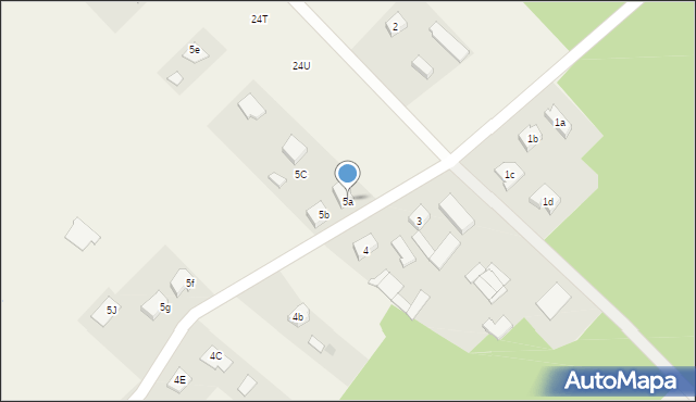 Nowe Tłoki, Nowe Tłoki, 5a, mapa Nowe Tłoki