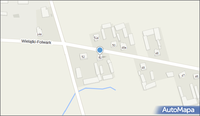 Nowe Wielątki, Nowe Wielątki, 51, mapa Nowe Wielątki