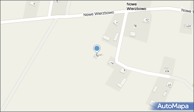 Nowe Wierzbowo, Nowe Wierzbowo, 7d, mapa Nowe Wierzbowo