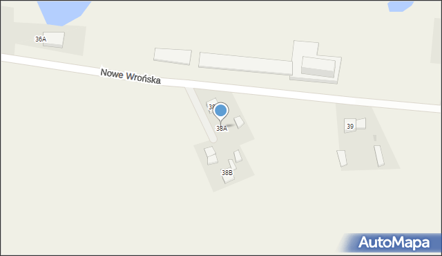 Nowe Wrońska, Nowe Wrońska, 38A, mapa Nowe Wrońska