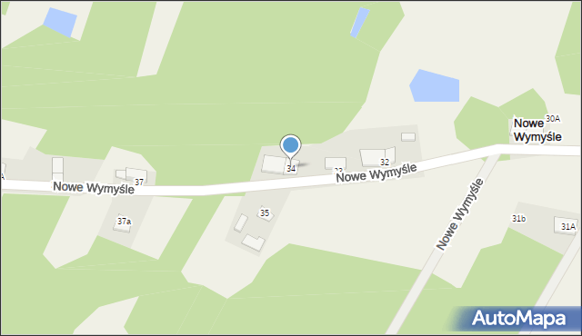Nowe Wymyśle, Nowe Wymyśle, 34, mapa Nowe Wymyśle