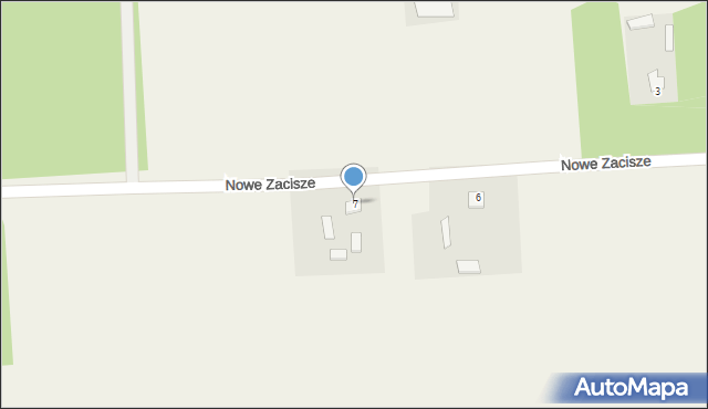 Nowe Zacisze, Nowe Zacisze, 7, mapa Nowe Zacisze