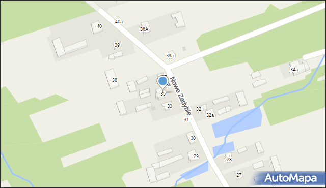 Nowe Zadybie, Nowe Zadybie, 35, mapa Nowe Zadybie