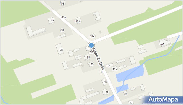 Nowe Zadybie, Nowe Zadybie, 36, mapa Nowe Zadybie