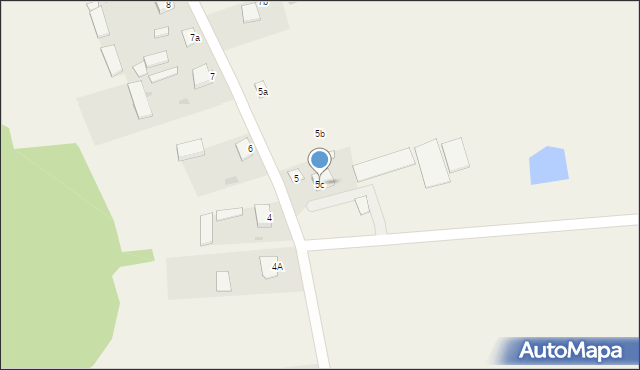 Nowe Zadybie, Nowe Zadybie, 5c, mapa Nowe Zadybie