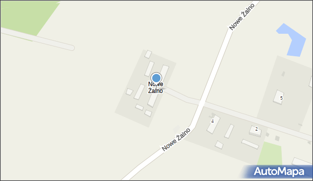 Nowe Żalno, Nowe Żalno, 3, mapa Nowe Żalno