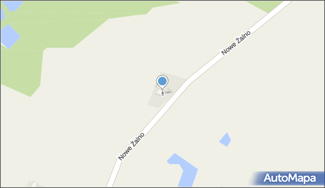 Nowe Żalno, Nowe Żalno, 6, mapa Nowe Żalno