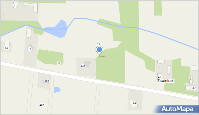 Nowe Zawady, Nowe Zawady, 43f, mapa Nowe Zawady