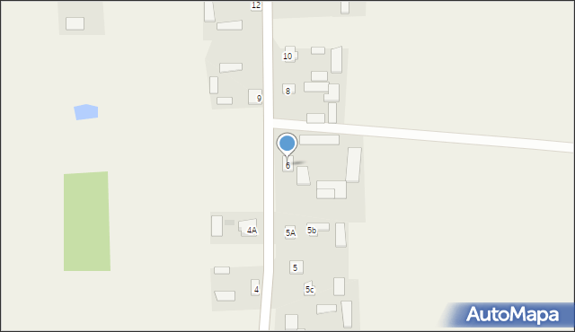 Nowe Zawady, Nowe Zawady, 6A, mapa Nowe Zawady