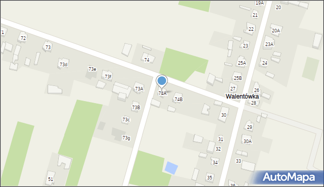 Nowe Zduny, Nowe Zduny, 74A, mapa Nowe Zduny