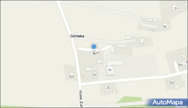 Nowe Żukowice, Nowe Żukowice, 56, mapa Nowe Żukowice